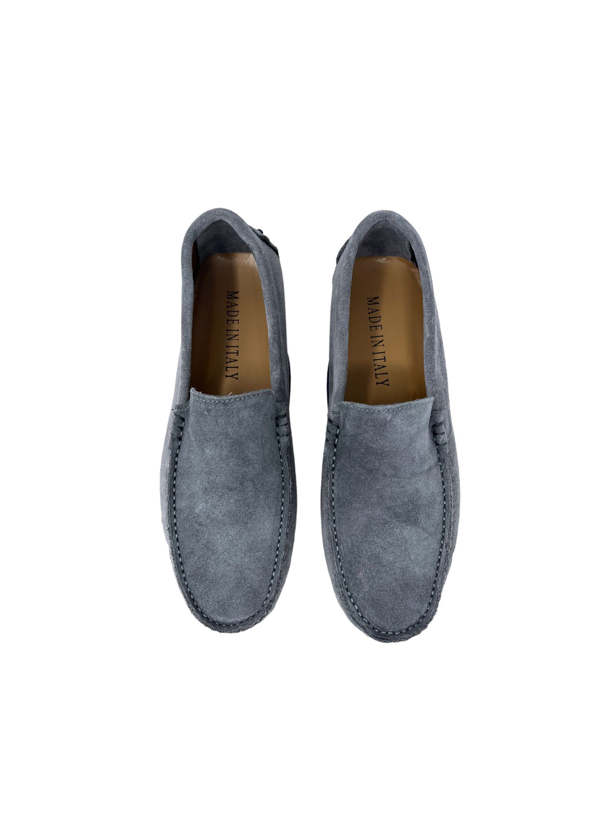 Mocassino BKS 100 PGRIGIO uomo in pelle scamosciata