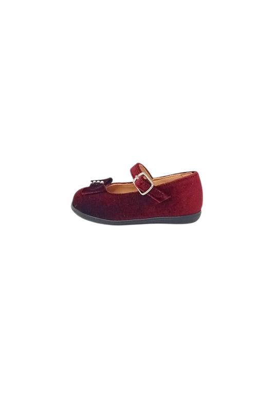 Ballerine  Sa.Ba. Calzature 234 VELLUTO BORDEAUX bambina
