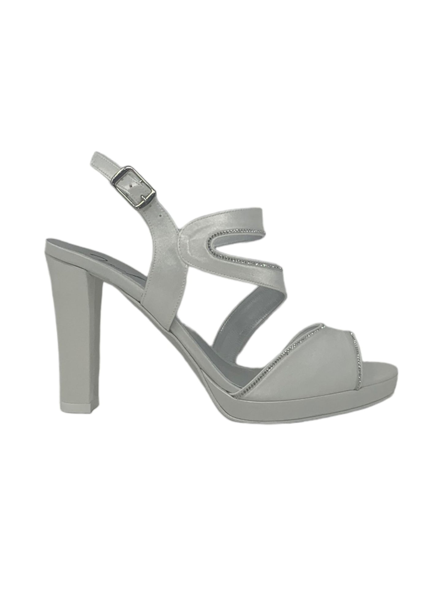 Sandalo col tacco JOEL A1134 RASO MORELLI LUX AVOIO002 SPOSA