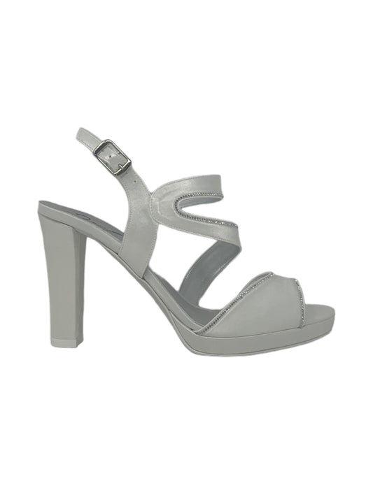 Sandalo col tacco JOEL A1134 RASO MORELLI LUX AVOIO002 SPOSA