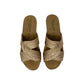 Ciabatta con zeppa GRUNLAND ERSI CB0820-70 CIPRIA Donna
