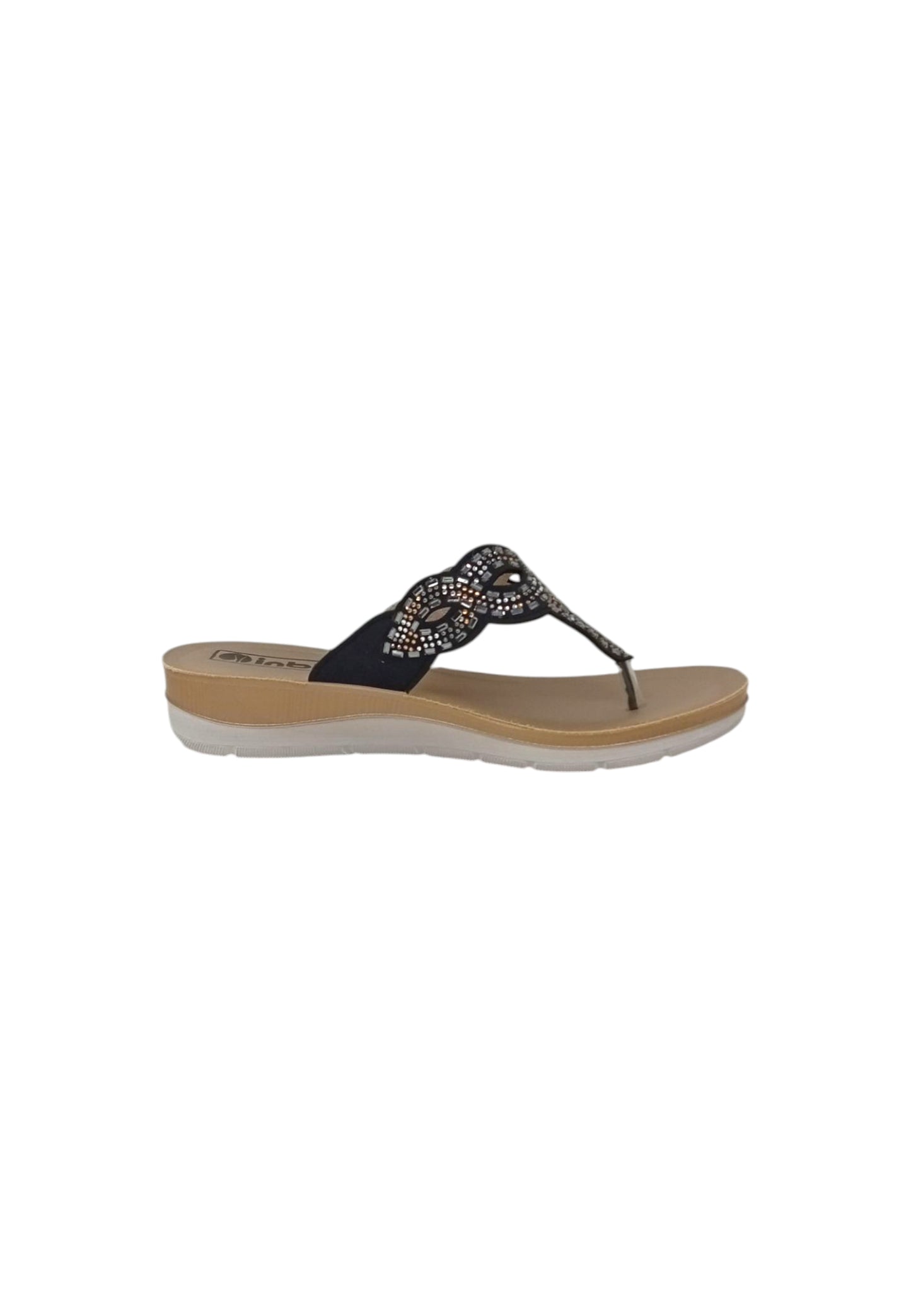 Ciabatta infradito  INBLU BV000044 NERO DONNA
