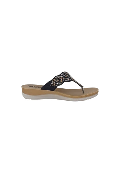 Ciabatta infradito  INBLU BV000044 NERO DONNA
