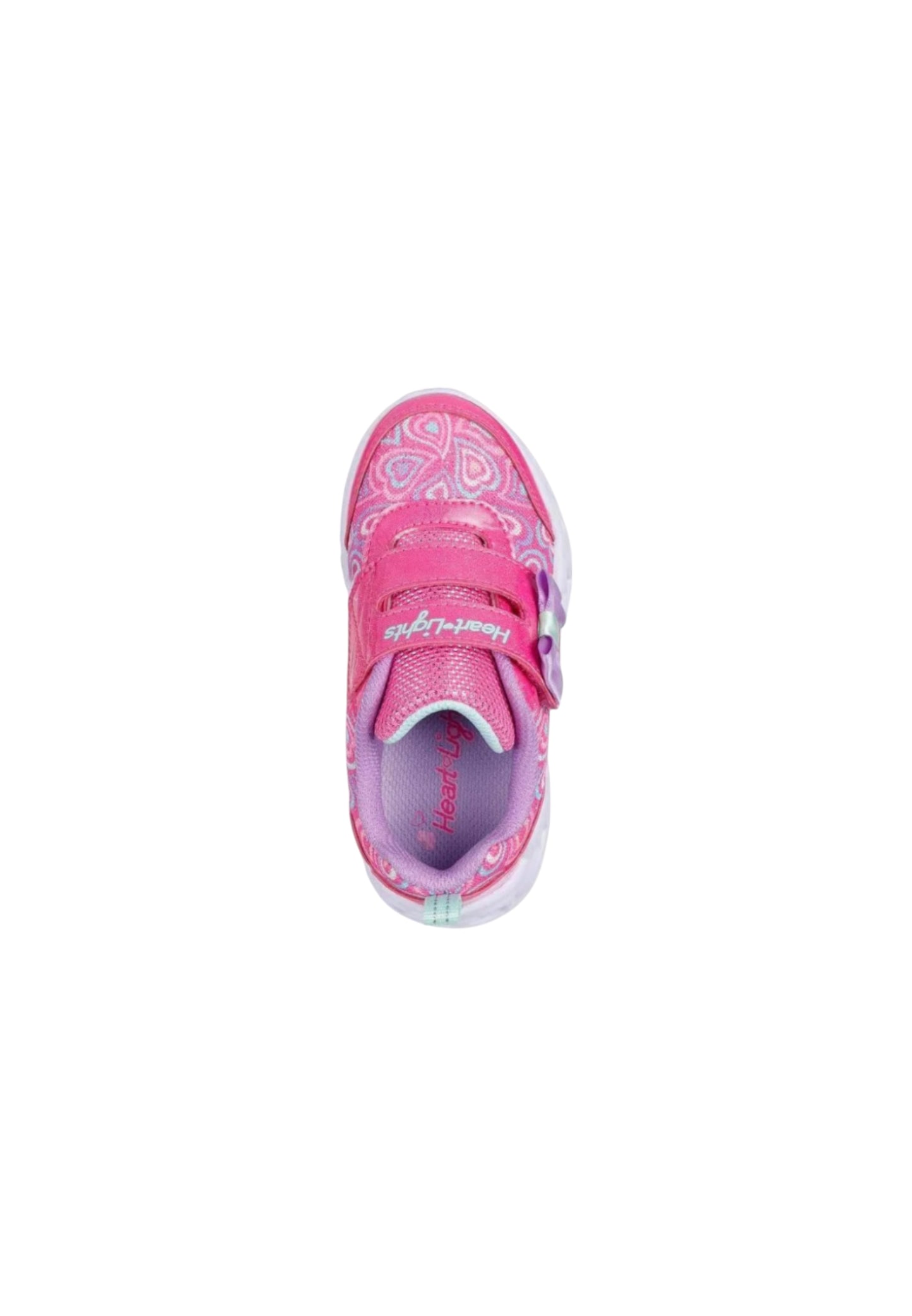 Sneakers luminose Skechers 303258N/HPMT Heart lights bambina