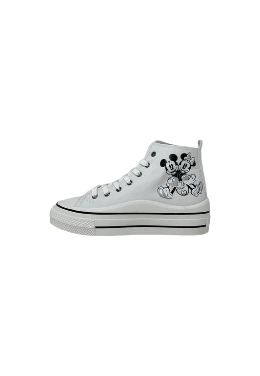Sneakers Silver Disney Minnie D2010343T white Donna