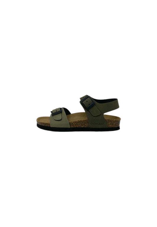 Sandalo GRUNLAND Junior LUCE SB2111-40 salvia-oliva bambino