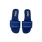 Pantofola in spugna PATRIZIA 174 BLU donna