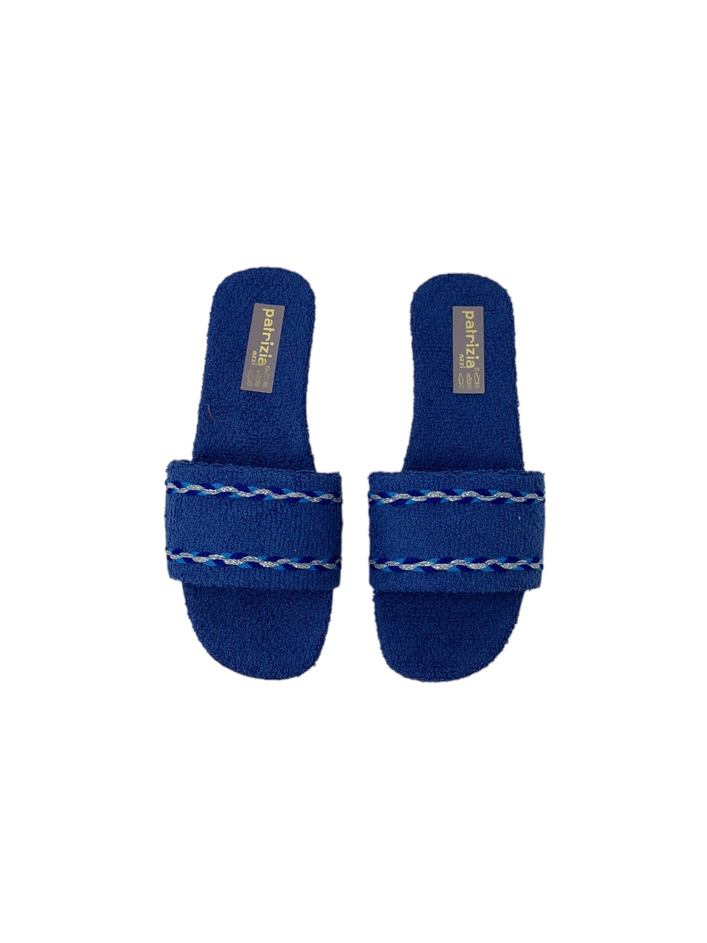 Pantofola in spugna PATRIZIA 174 BLU donna