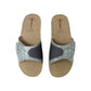 Ciabatta INBLU VR000058 ARGENTO donna