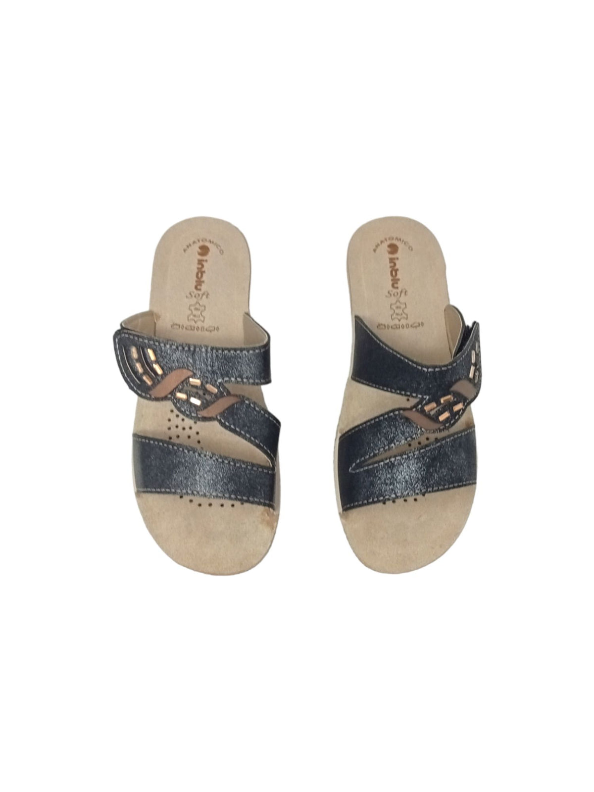 Ciabatta INBLU GL000035 NERO donna