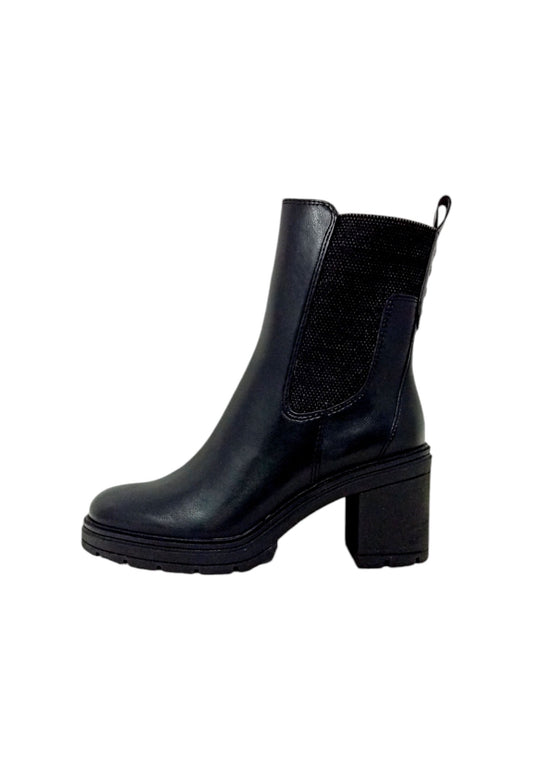 Stivaletti con tacco MARCO TOZZI 2-25484-43 001 Black donna