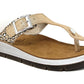 Infradito da passeggio INBLU CP000027 PLATINO donna