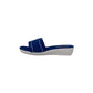Pantofola in spugna PATRIZIA 174 BLU donna