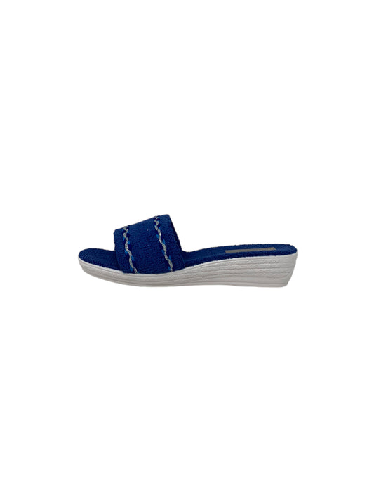 Pantofola in spugna PATRIZIA 174 BLU donna