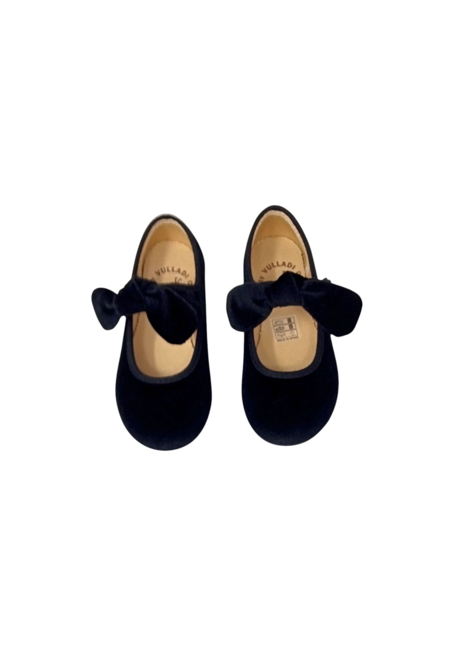 Ballerine VULLADI 6406-032 Terciopelo nero bambina