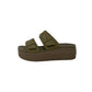 Sandalo da passeggio CROCS BROOKLYN 207431-260 KHAKI donna