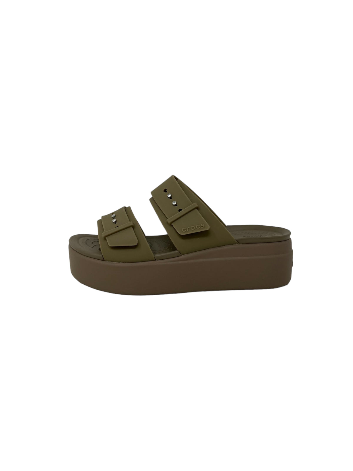 Sandalo da passeggio CROCS BROOKLYN 207431-260 KHAKI donna