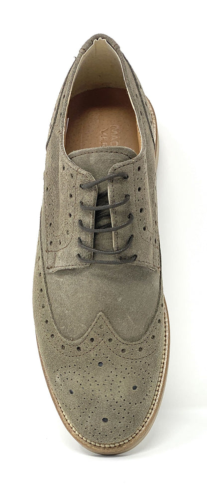 Scarpa modello polacchina BKS 0503 camoscio taupe uomo