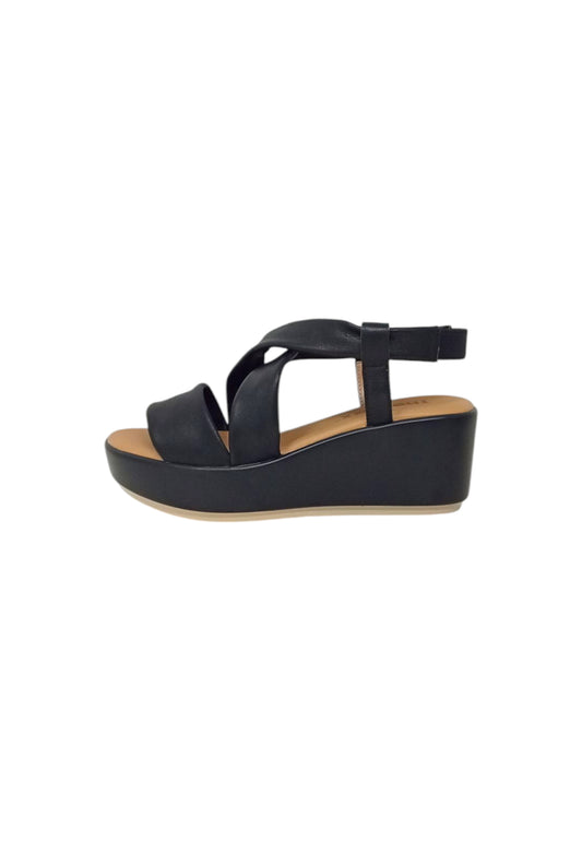 Sandalo con zeppa The Flexx SCOTT TOO-SOFTY I3513.09 BLK donna