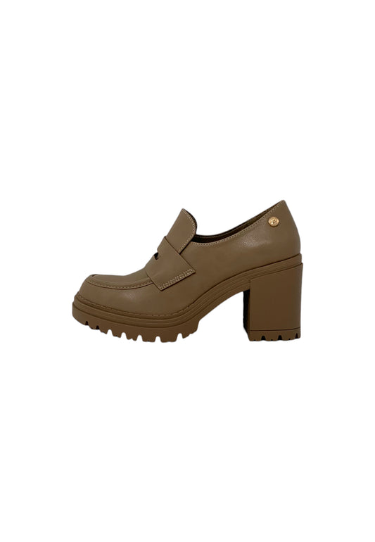 Mocassino con tacco XTI 141682 taupe donna