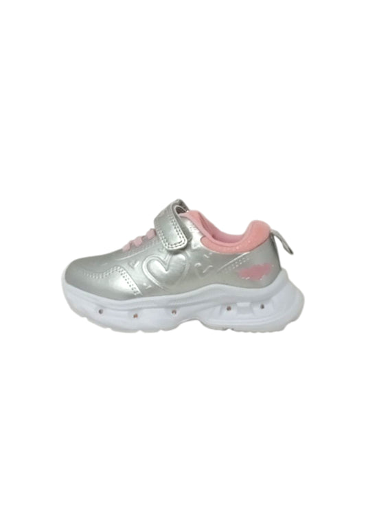 Sneakers luminose LELLI KELLY "MARIELLE" LKAL5263 ARGENTO Bambina