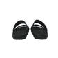 Pantofola doppia fascia CROCS 206761-001 BLACK UNISEX Taglia EU