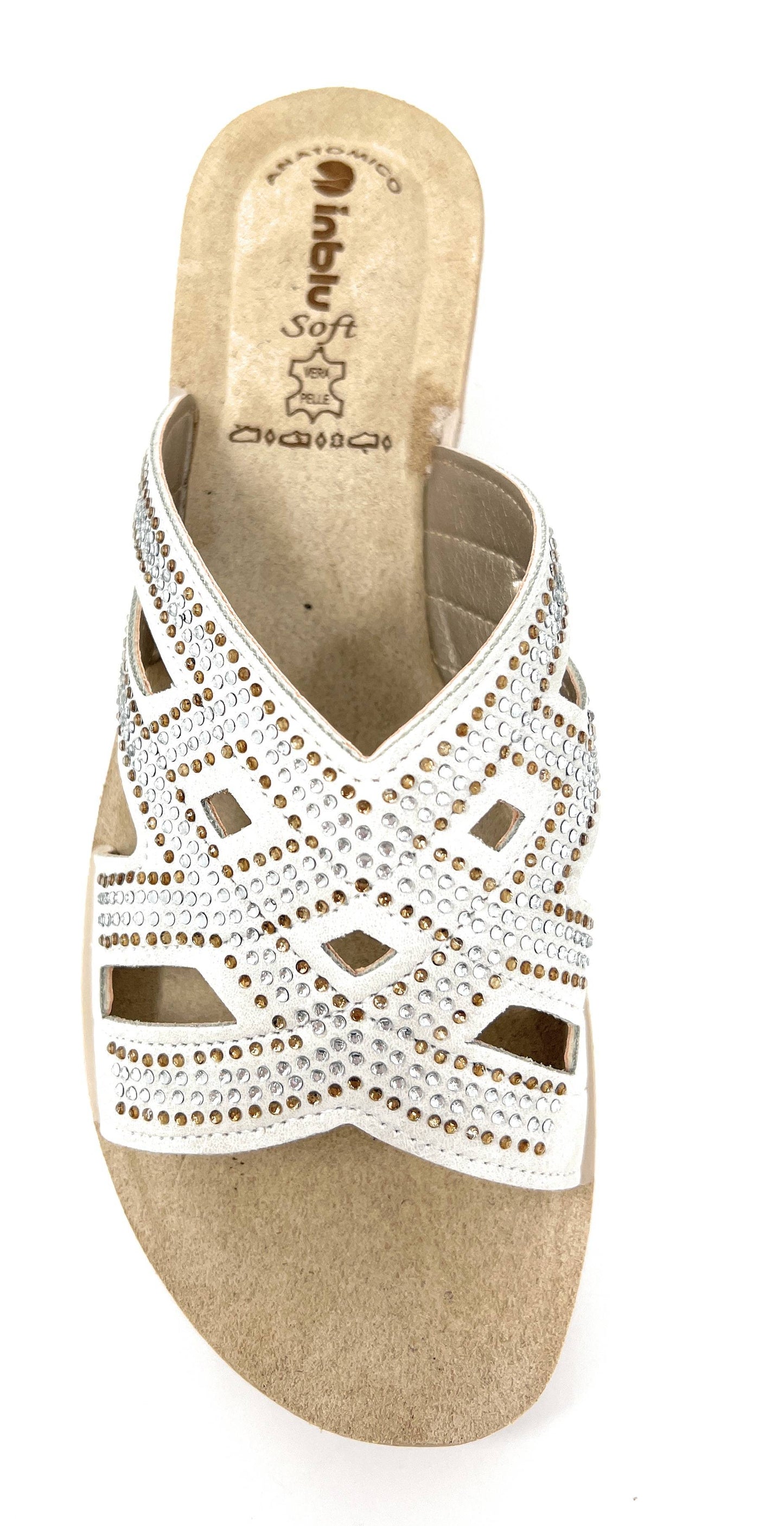 Ciabatta da passeggio INBLU GM000041 GHIACCIO donna