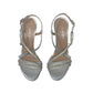 Italia Leone Sandali con tacco A7520 LIZ ARGENTO Donna