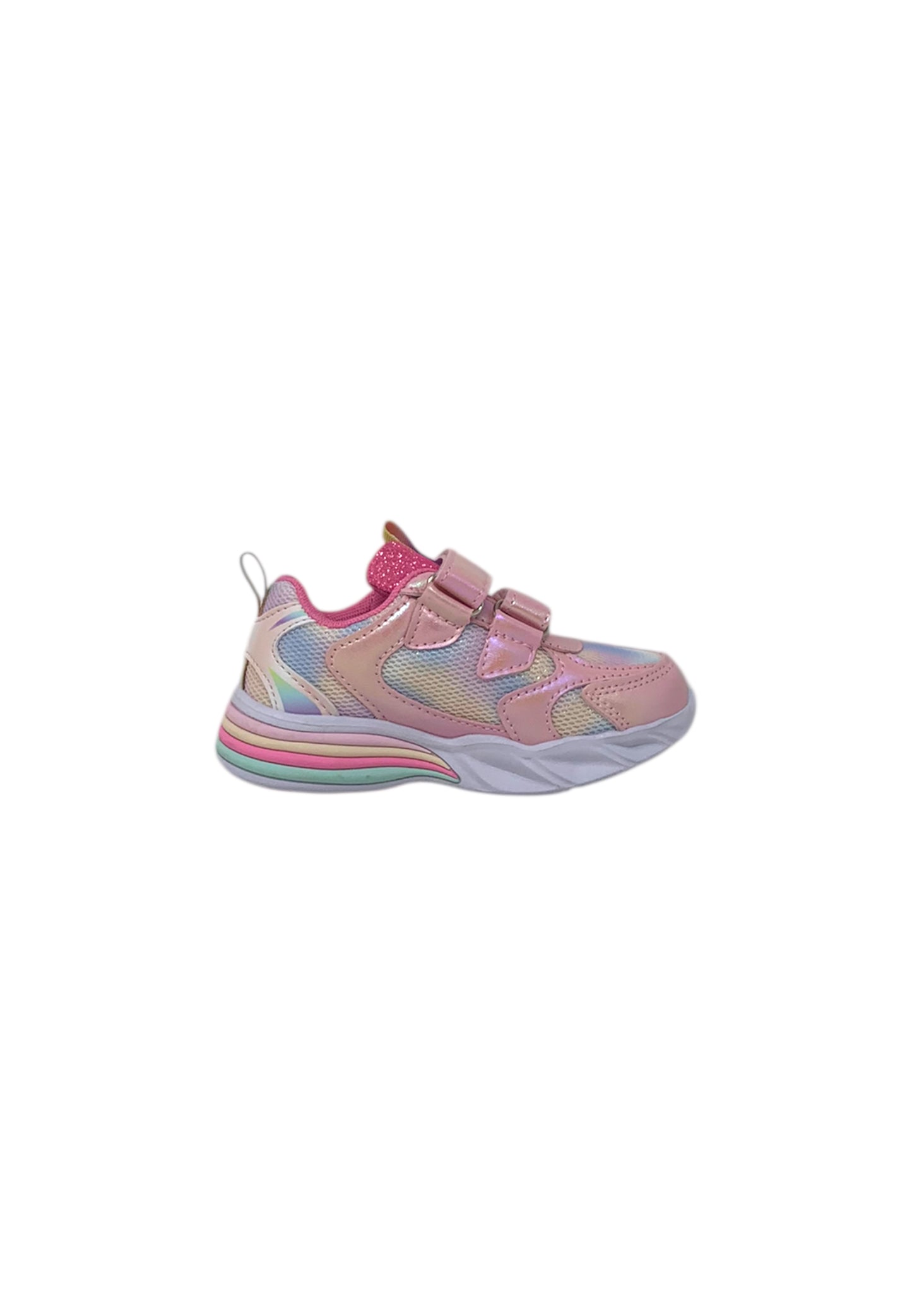 Sneaker luminose Silver Unicorn S8010209T PINK Bambina