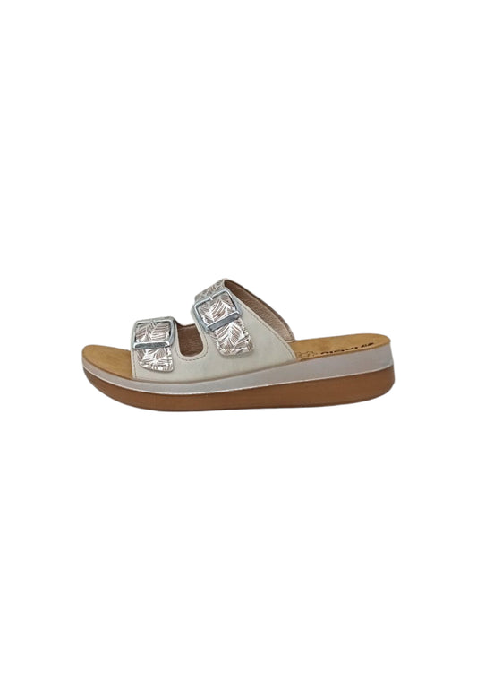 Ciabatte INBLU FT000019 GHIACCIO donna