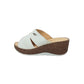 Ciabatta Stile Di Vita 6331 Bianco Donna