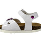 Sandali da passeggio BioNatura 22B1005 VBIA BIANCO bambina