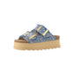 Ciabatta platform COLORS OF CALIFORNIA HC.BES41N DENIM Donna