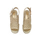 Sandali con zeppa XTI 143829 ORO donna