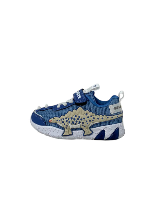 Sneakers luminose BULL BOYS STEGOSAURO DNAR5002 BLU JEANS Bambino