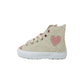 Sneaker DXO Vigevano 88WH BIANCO/ROSA bambina