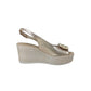 Sandali con zeppa SOFFICE SOGNO E59865C4 SABBIA donna