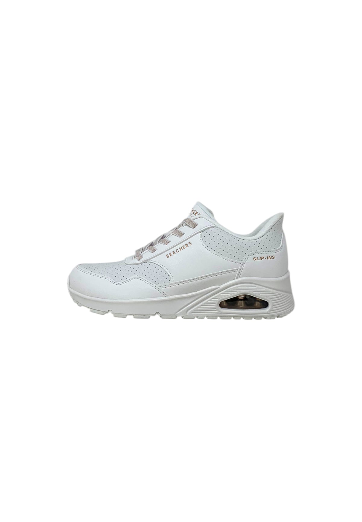 Sneakers Skechers Slip-ins UNO - BANKSIA LUXE 177118/WHT Donna
