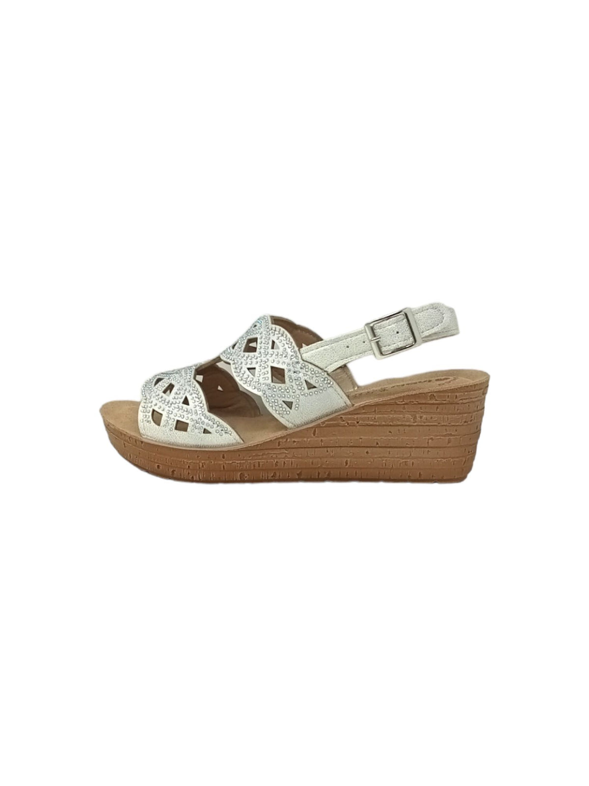 SANDALI INBLU GM000044 BIANCO DONNA