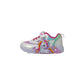 Sneaker luminose Silver Unicorn S8010208T WHT Bambina