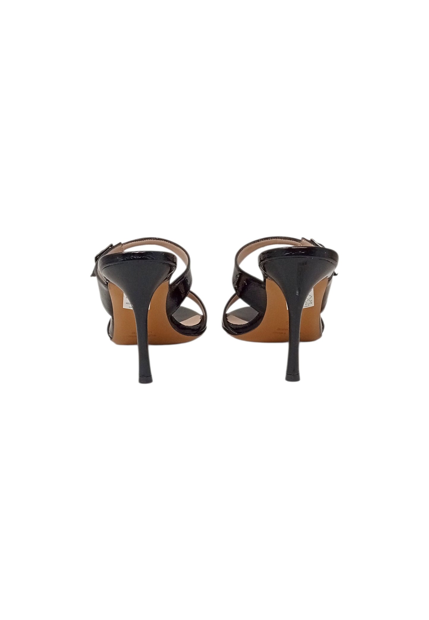 Italia Leone Sandali con tacco F32 naplak nero Donna