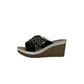 Ciabatta INBLU AS000032 NERO donna