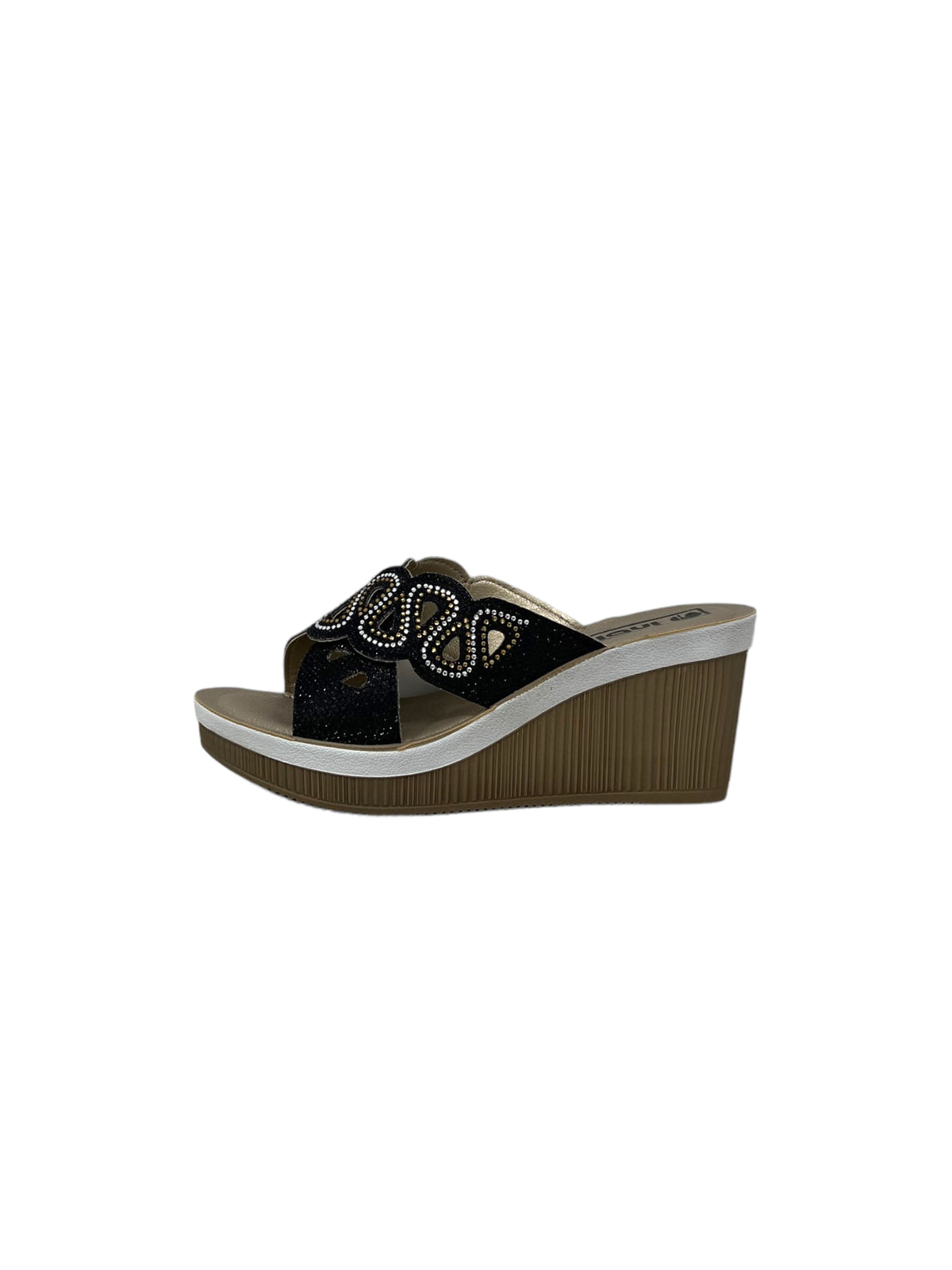 Ciabatta INBLU AS000032 NERO donna