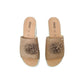 Ciabatte con zeppa  Enval Soft 3768422 beige Donna