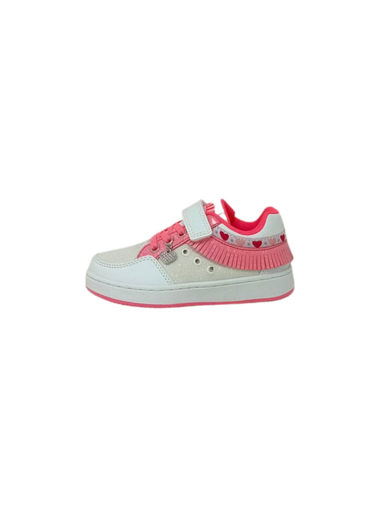 Sneakers LELLI KELLY Frangetta Mix LKAL8052 Bianco/Fuxia Bambina