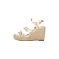 Sandali con zeppa XTI 145423 ORO donna
