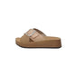 Ciabatta INBLU PK000046 PLATINO donna