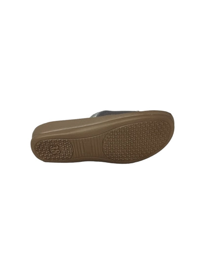 Ciabatta INBLU VR000058 ARGENTO donna