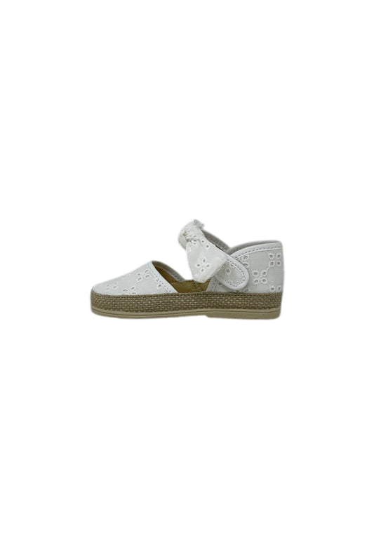 Espadrillas VULLADI 9501-572 voile bianco bambina