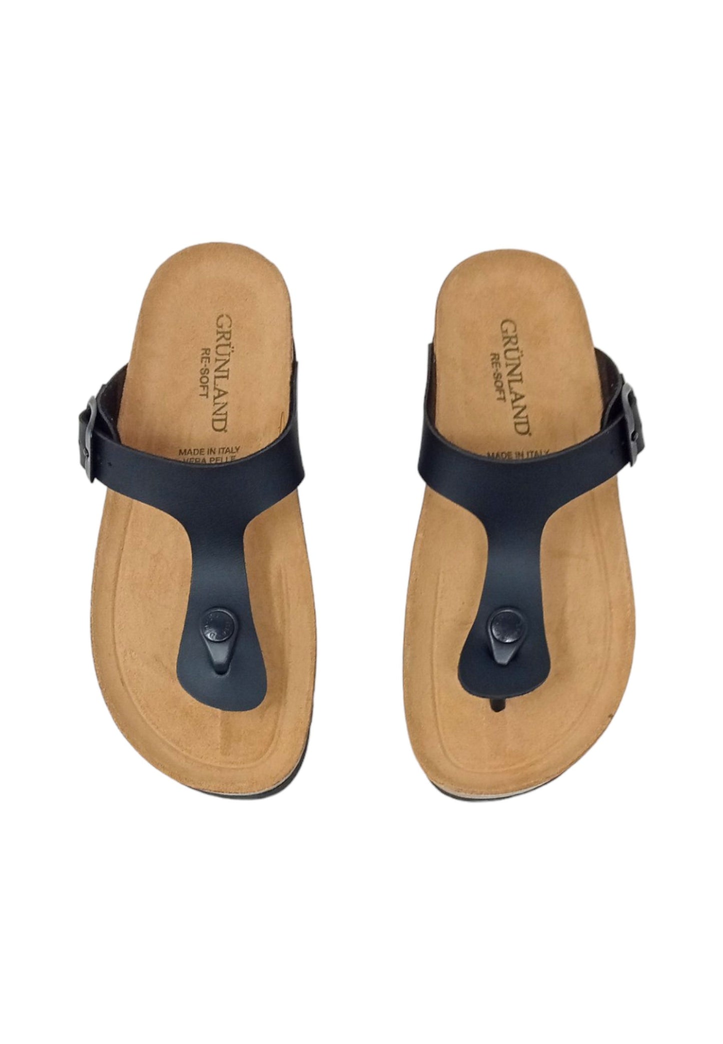 Ciabatta infradito GRUNLAND HOLA CC2432-11 NERO ragazza/donna